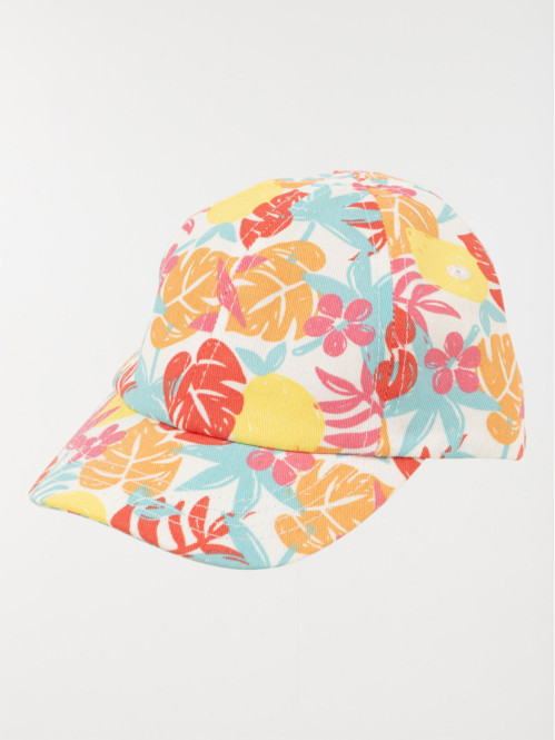 Casquette motif all over fille