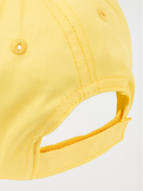 Casquette jaune clair coeur...