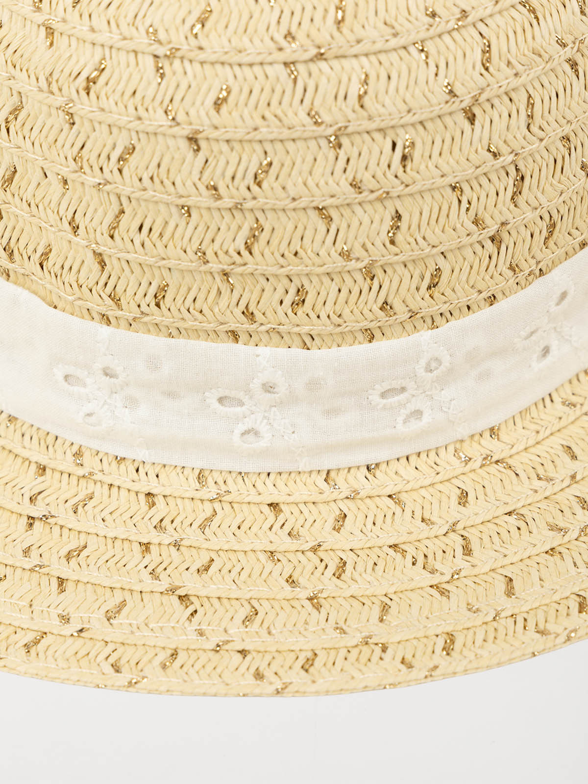Chapeau de paille ruban blanc fille Chapeau de paille ruban blanc fille