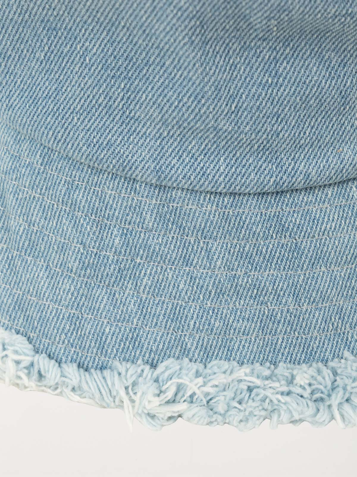 Bob frangé denim stone femme Bob frangé denim stone femme