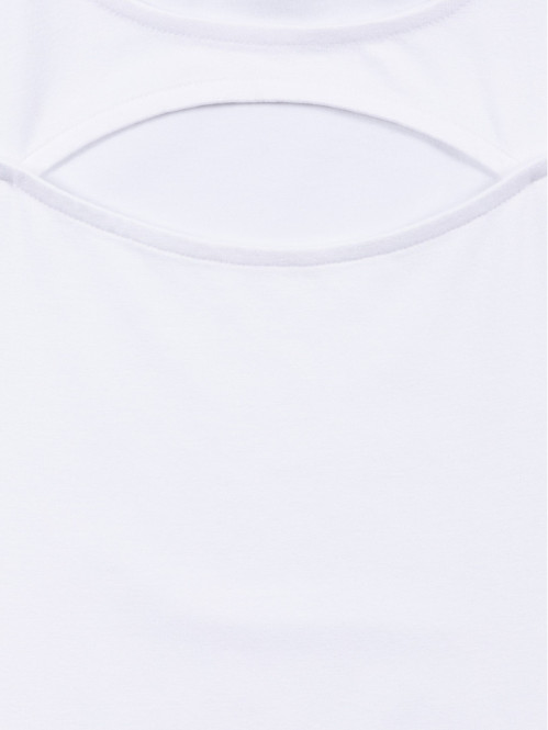 T-shirt découpe fantaisie...