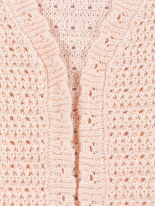 Gilet maille crochet fille...