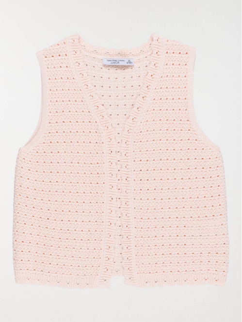 Gilet maille crochet fille...
