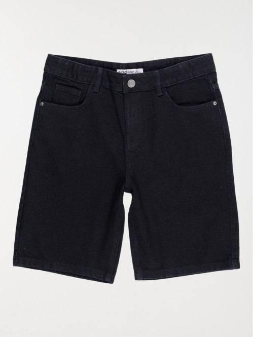 Bermuda en jean noir garçon...