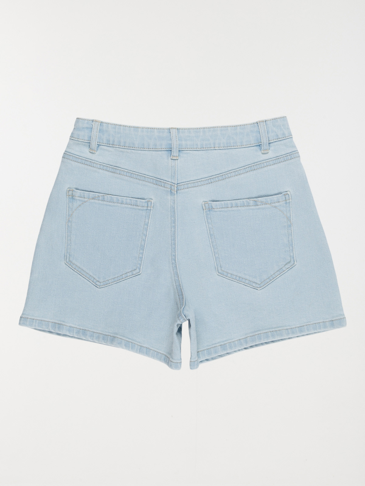 Short basique bleach denim fille (XXS-M)
