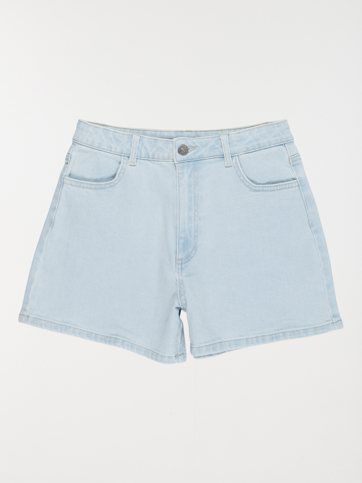 Short basique bleach denim fille (XXS-M)