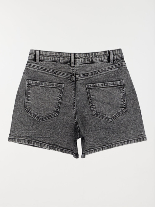 Short basique gris neige fille (XXS-M)