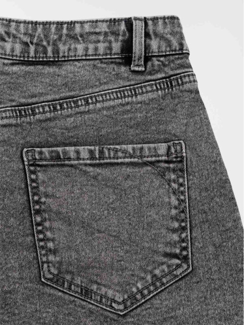 Short basique gris neige fille (XXS-M)