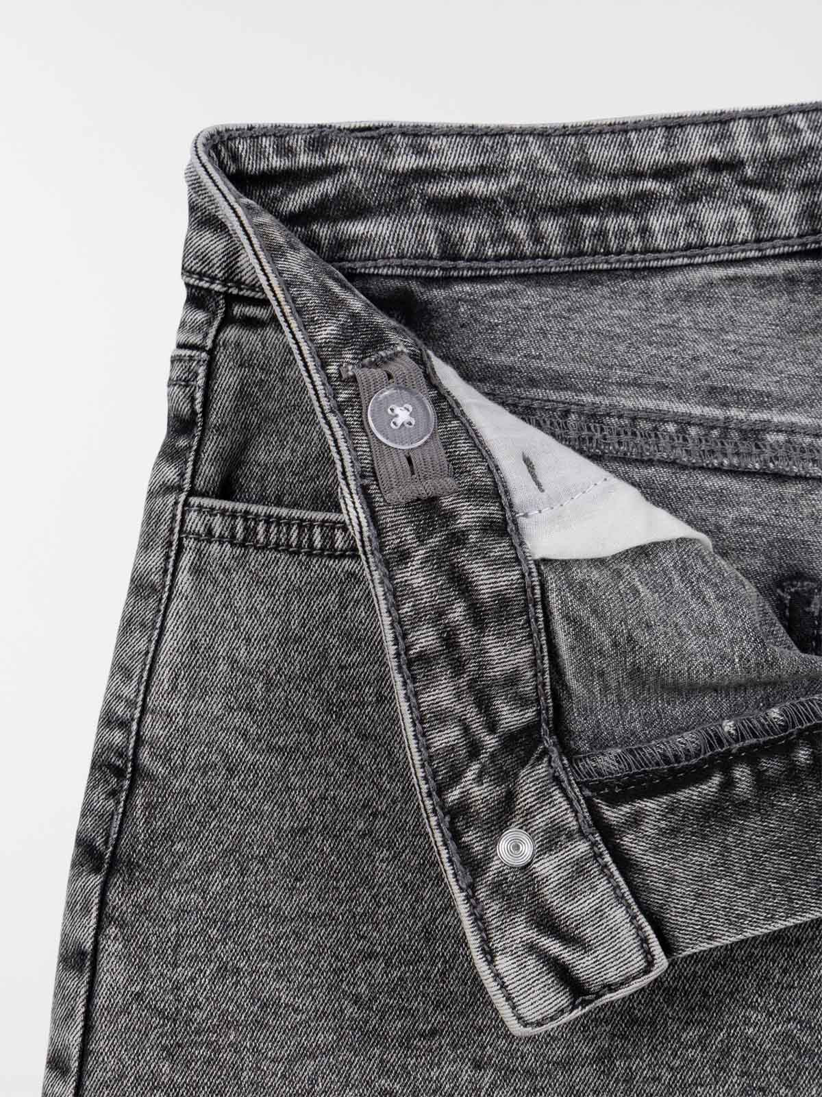 Short basique gris neige fille (XXS-M)