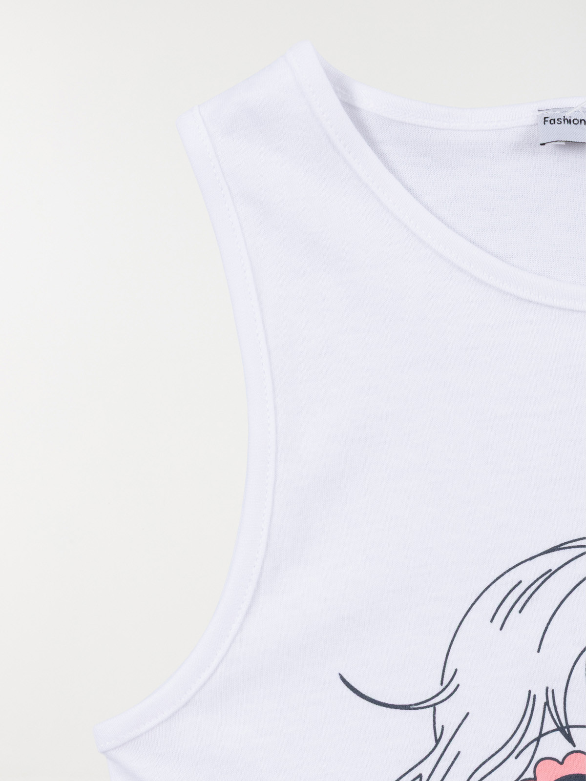 Débardeur blanc fille (3-12A)