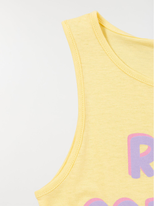 Débardeur message copines...