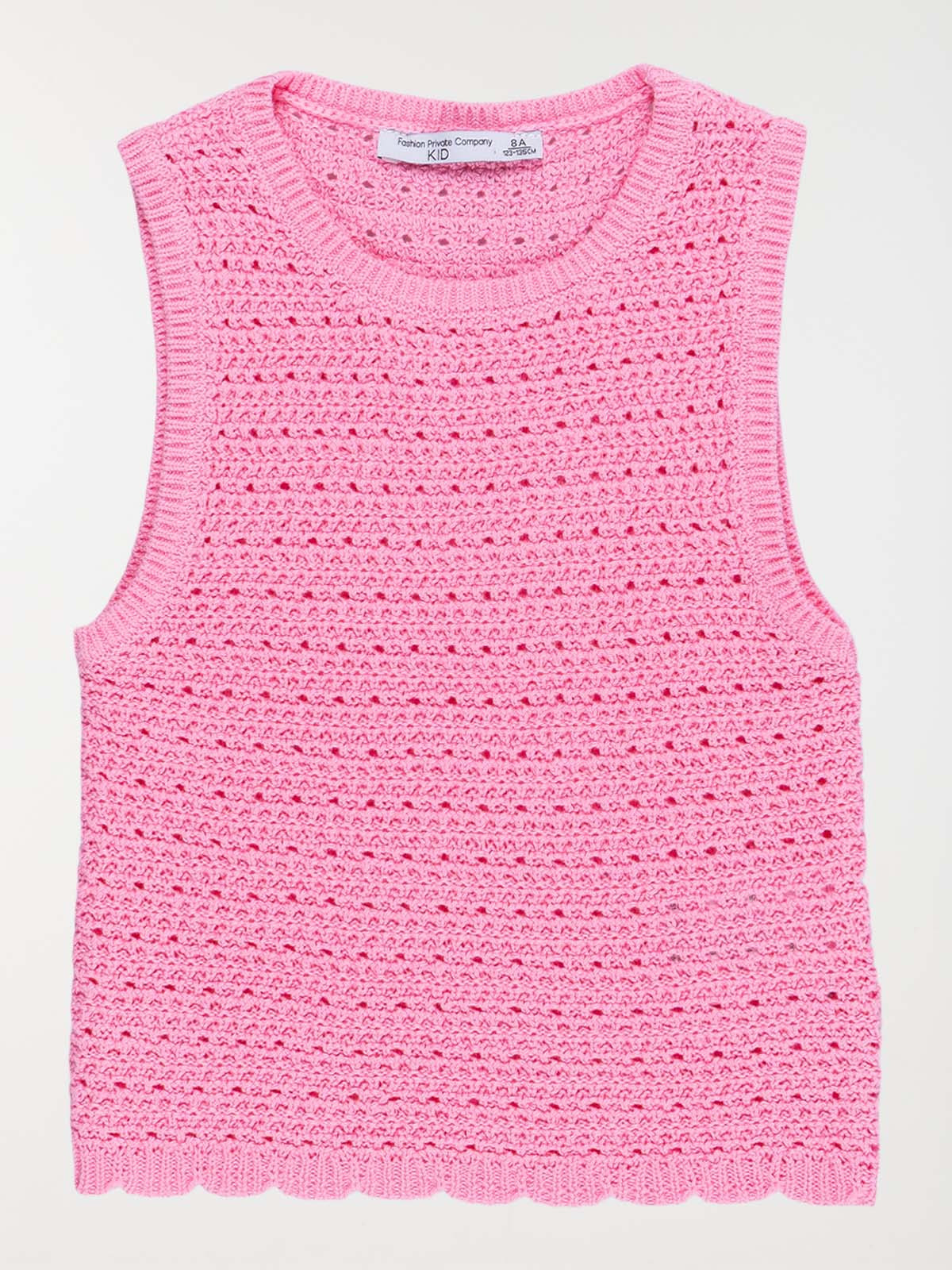 Débardeur crochet fille (3-12A) Débardeur crochet fille (3-12A)