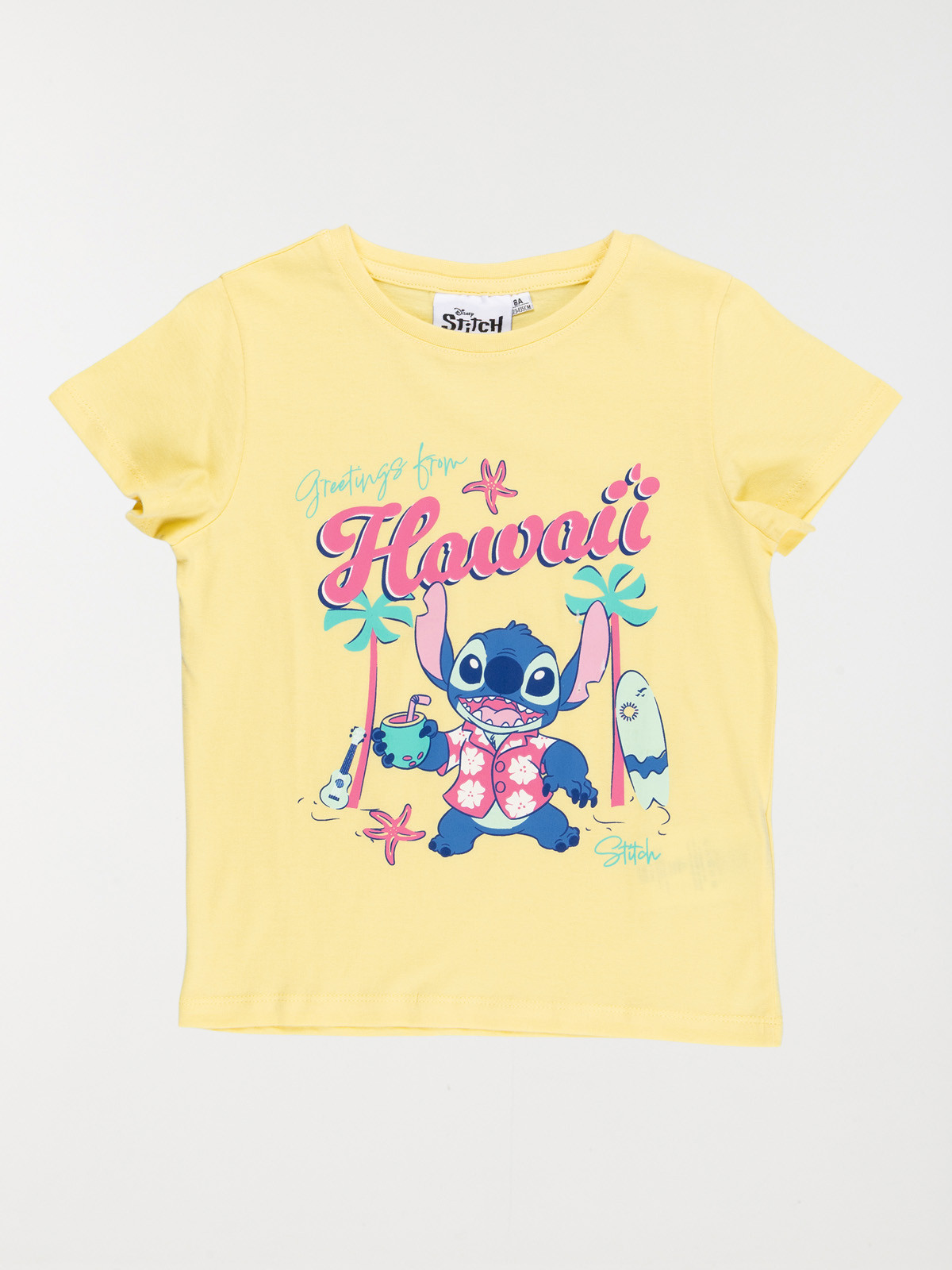 Tee-shirt Stitch Hawaï fille (3-12A)