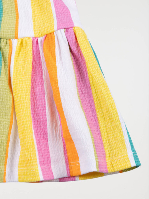 Robe multicolore fille (3-12A)