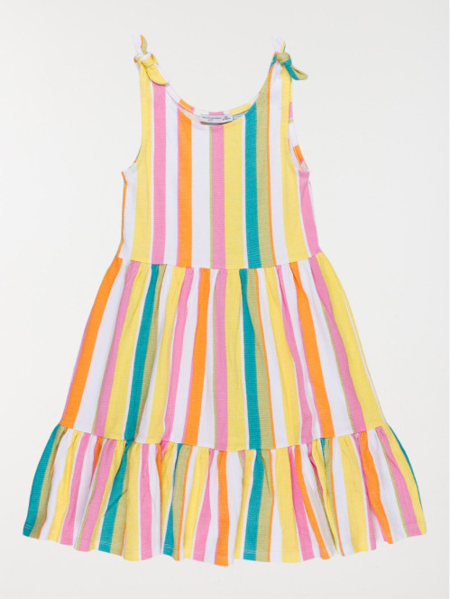 Robe multicolore fille (3-12A)