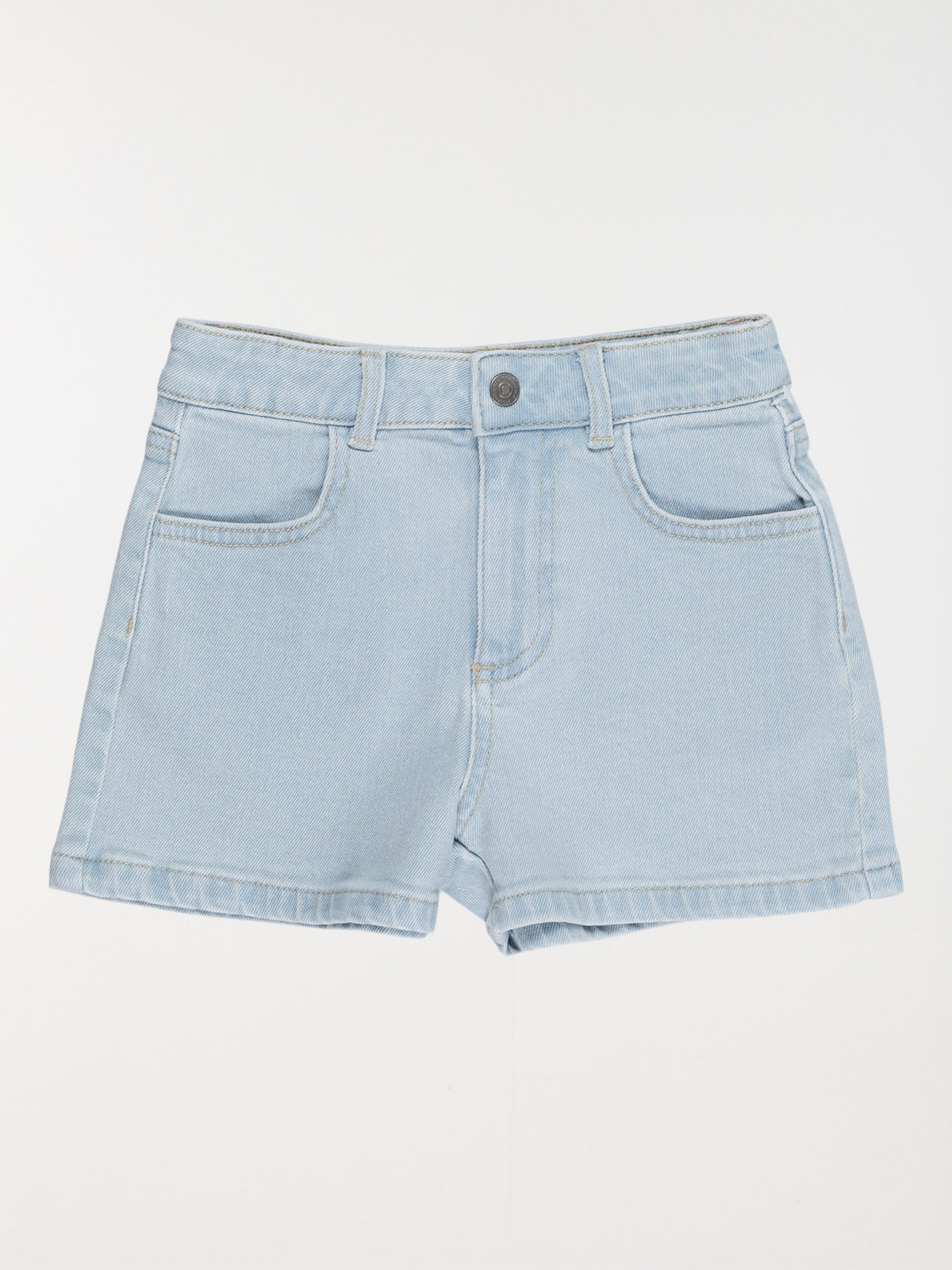 Short en jean bleach denim fille (3-12A) Short en jean bleach denim fille (3-12A)