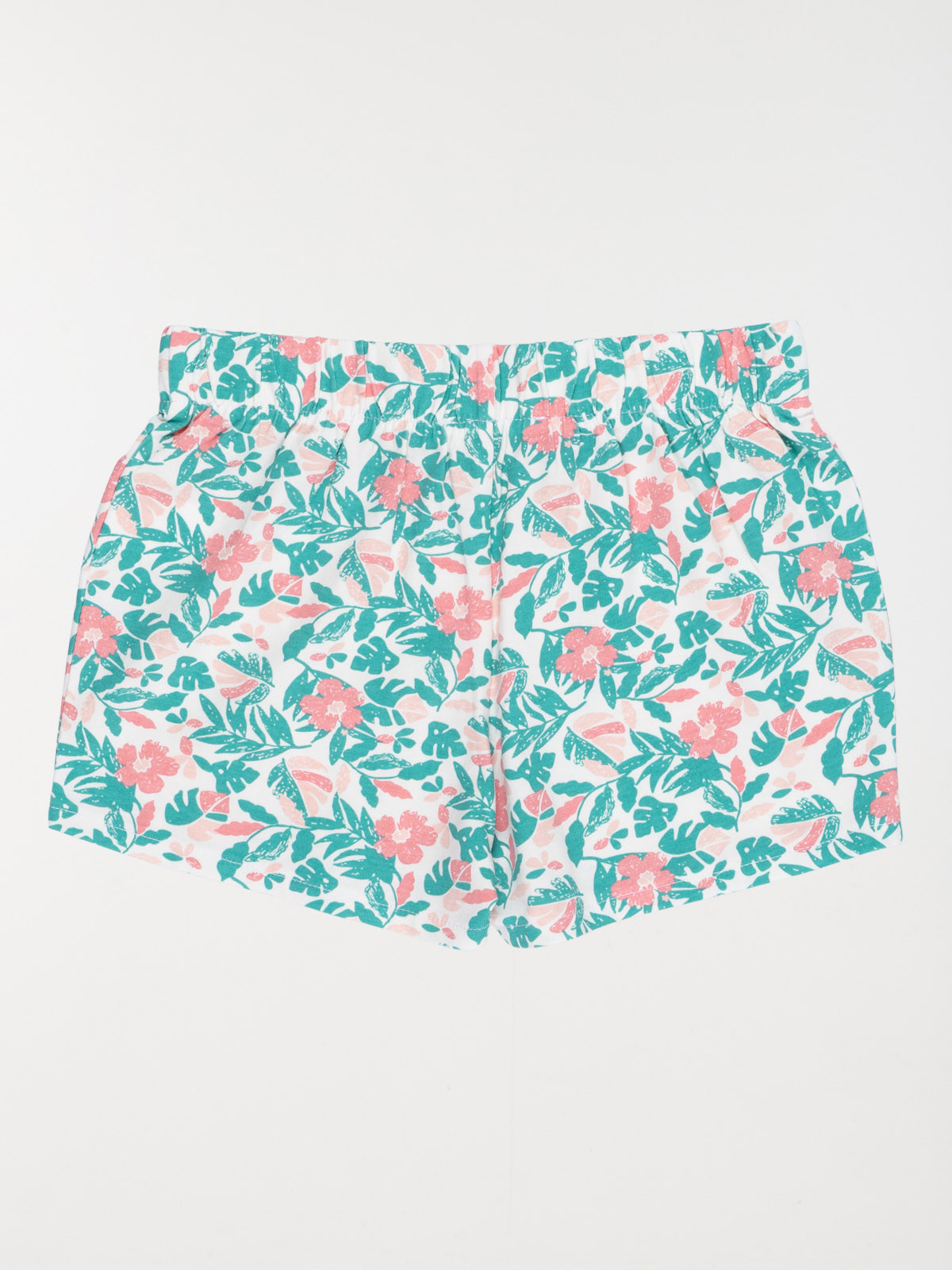 Short imprimé fleuri fille (3-12A)