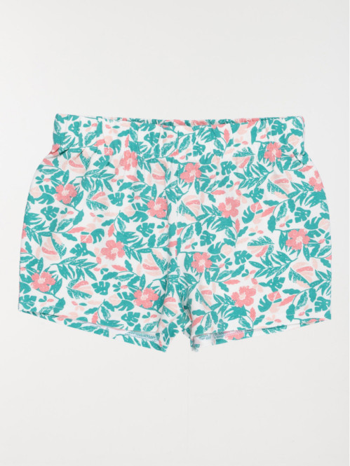 Short imprimé fleuri fille...