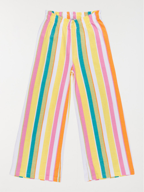 Pantalon multicolore fille...