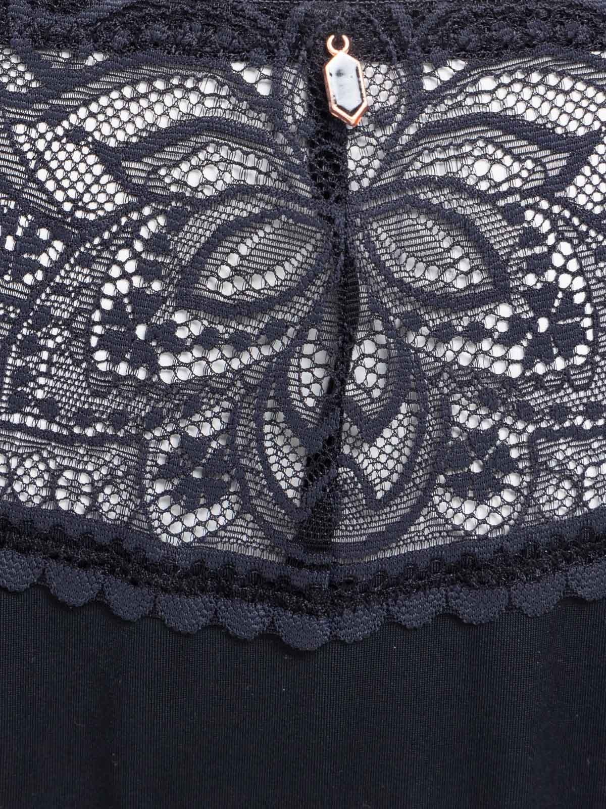 Tanga dentelle noir femme (46-52)