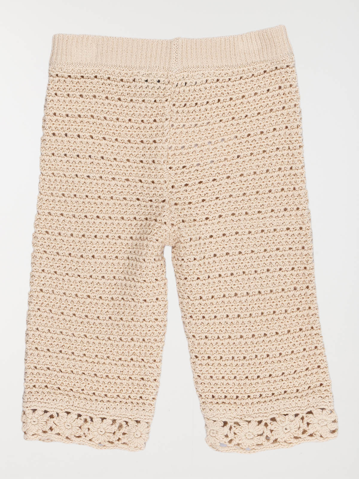 Pantalon maille crochet fille (3-36M)