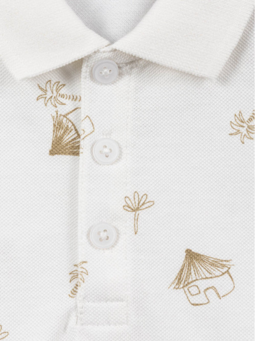 Polo motif chameau garçon...