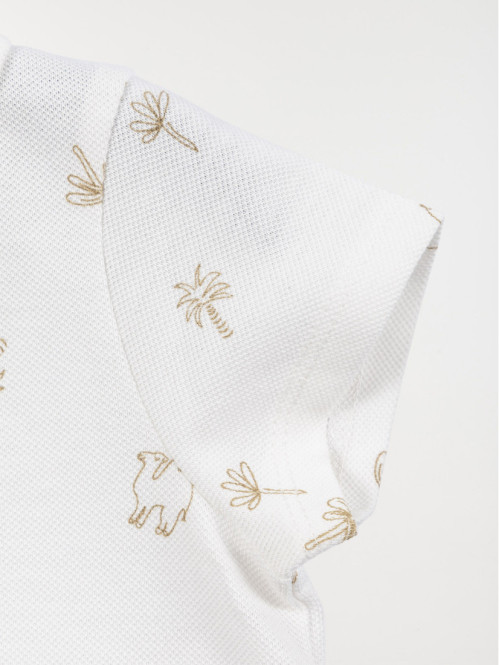 Polo motif chameau garçon...