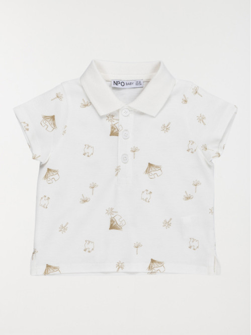 Polo motif chameau garçon...