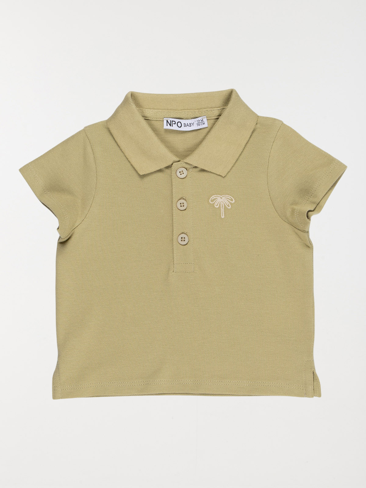Polo palmier brodé garçon (6-36M)