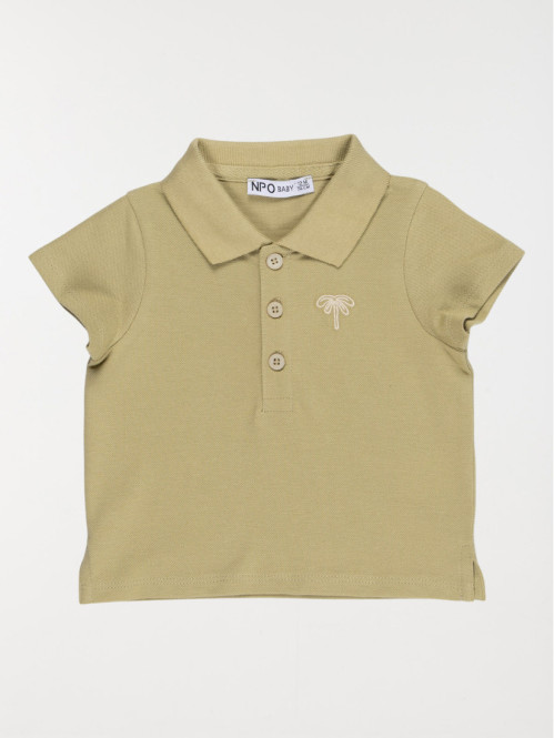 Polo palmier brodé garçon...
