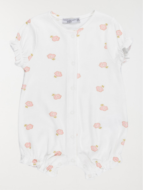 Pyjama fleuri fille (3-24M)