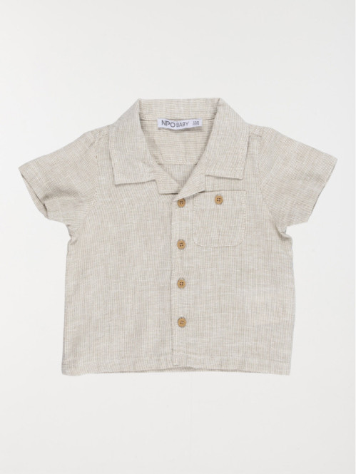 Chemise rayée garçon (6-36M)