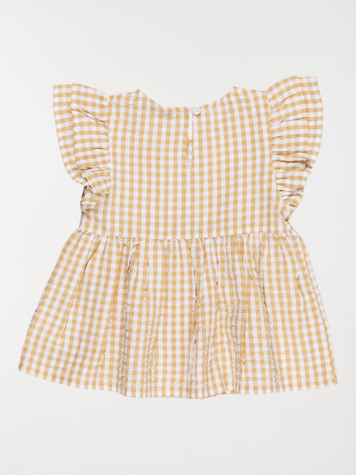 Blouse vichy fleur brodée fille (3-36M) Blouse vichy fleur brodée fille (3-36M)