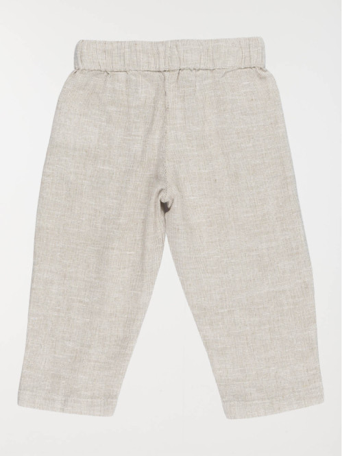 Pantalon coton et lin...