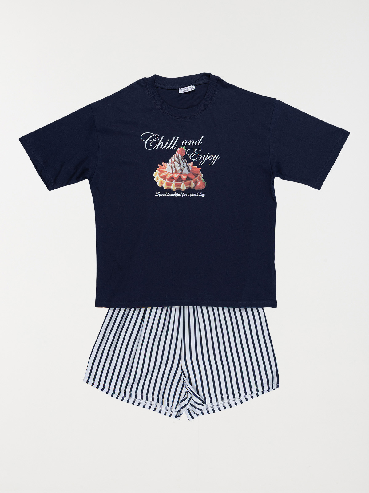 Pyjashort breakfast fille (XXS-M) Pyjashort breakfast fille (XXS-M)