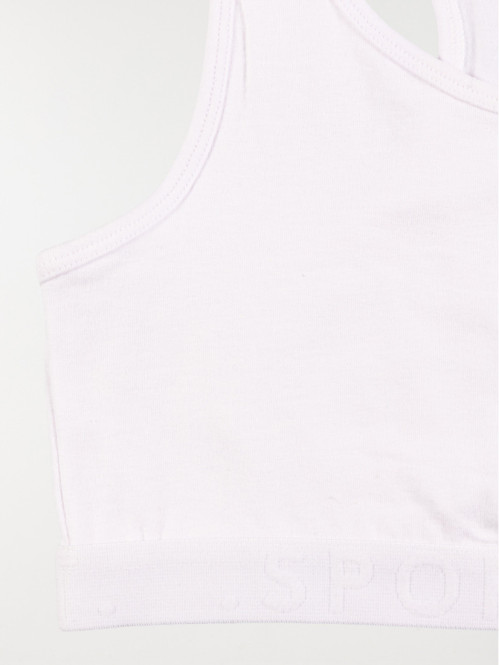 Lot 2 brassières fille dos...