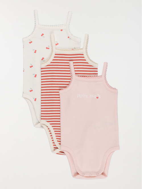 Lot 3 bodies petite chipie...