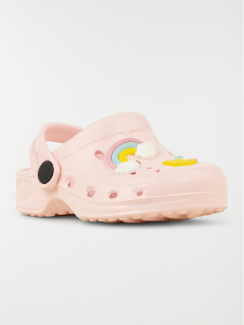 Sabot plastique rose fille...