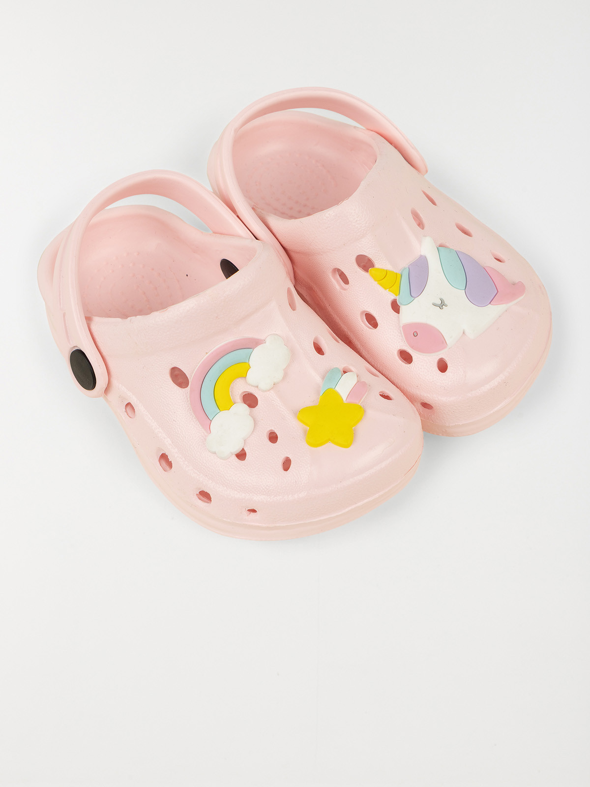 Sabot plastique rose fille (20-24)