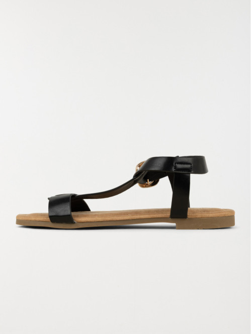 Sandales large boucle femme...