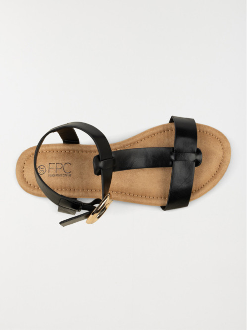 Sandales large boucle femme...