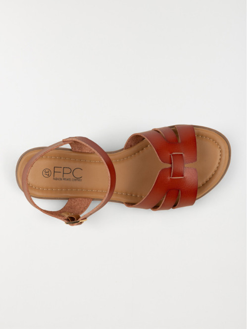 Sandales coloris camel...