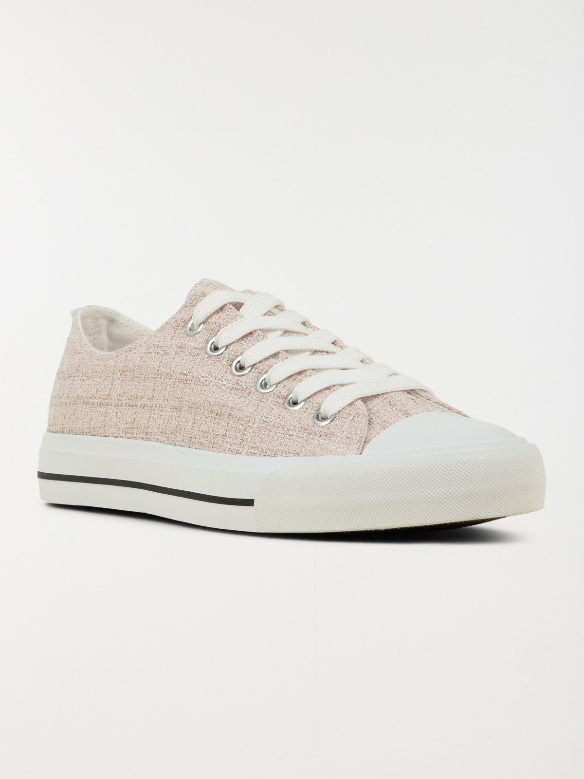 Tennis toile basse femme beige (36-41)