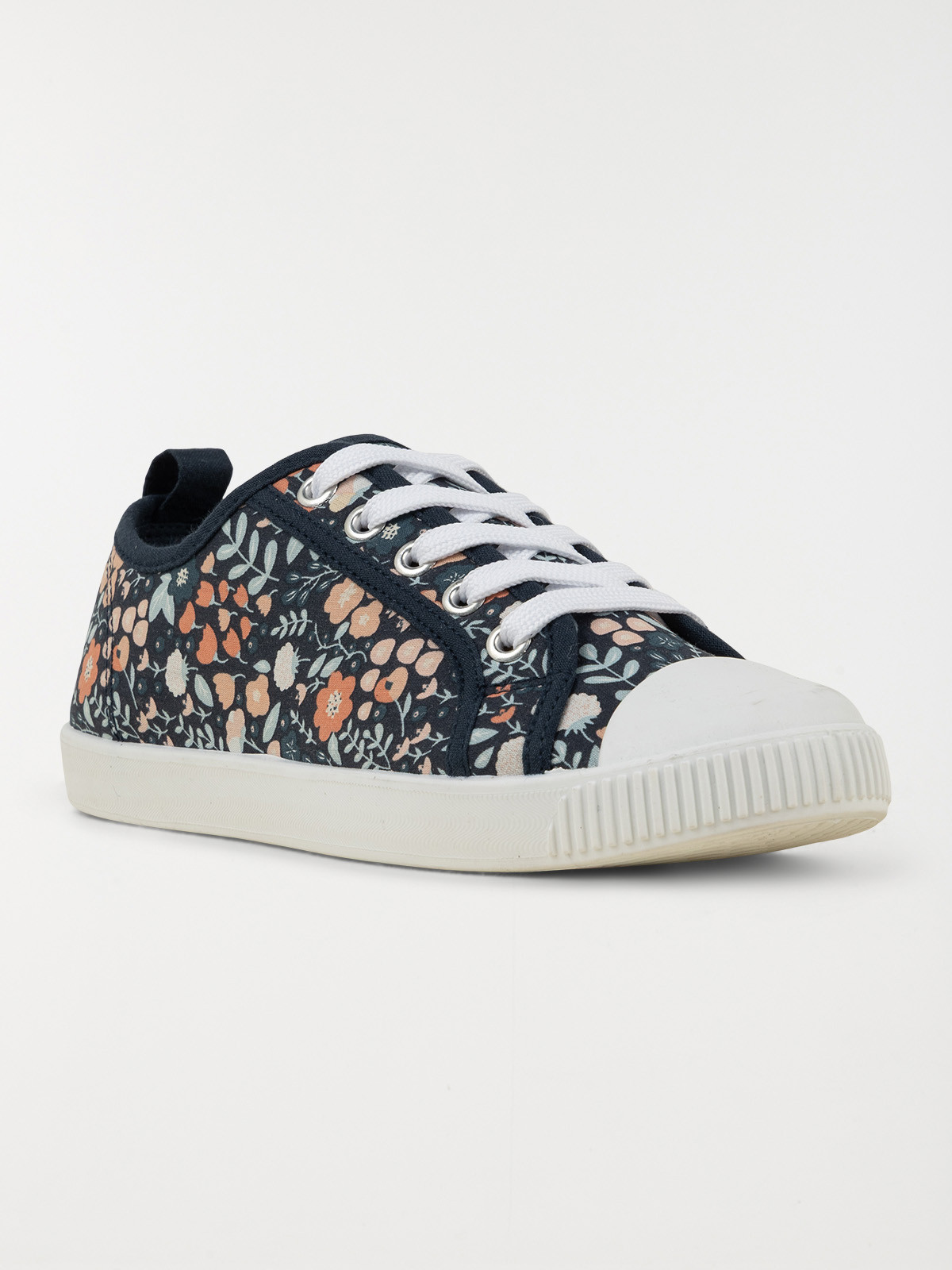 Tennis toile fleurie femme (36-41)