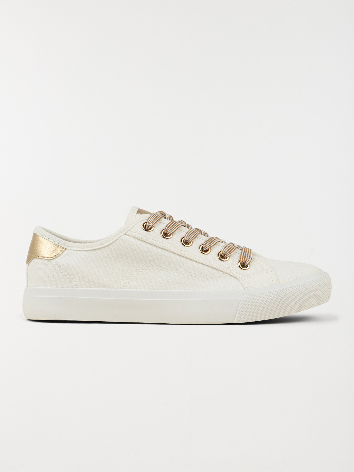 Tennis toile blanche femme (36-41)