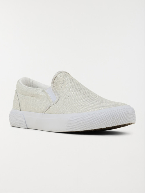 Tennis toile slip on femme...