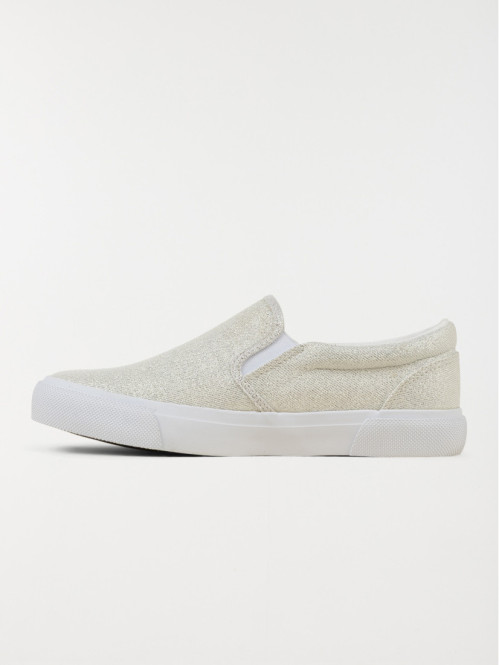 Tennis toile slip on femme...