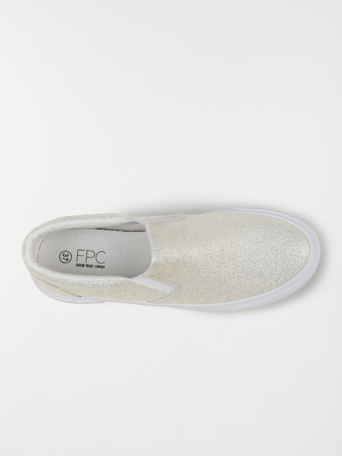 Tennis toile slip on femme (36-41)