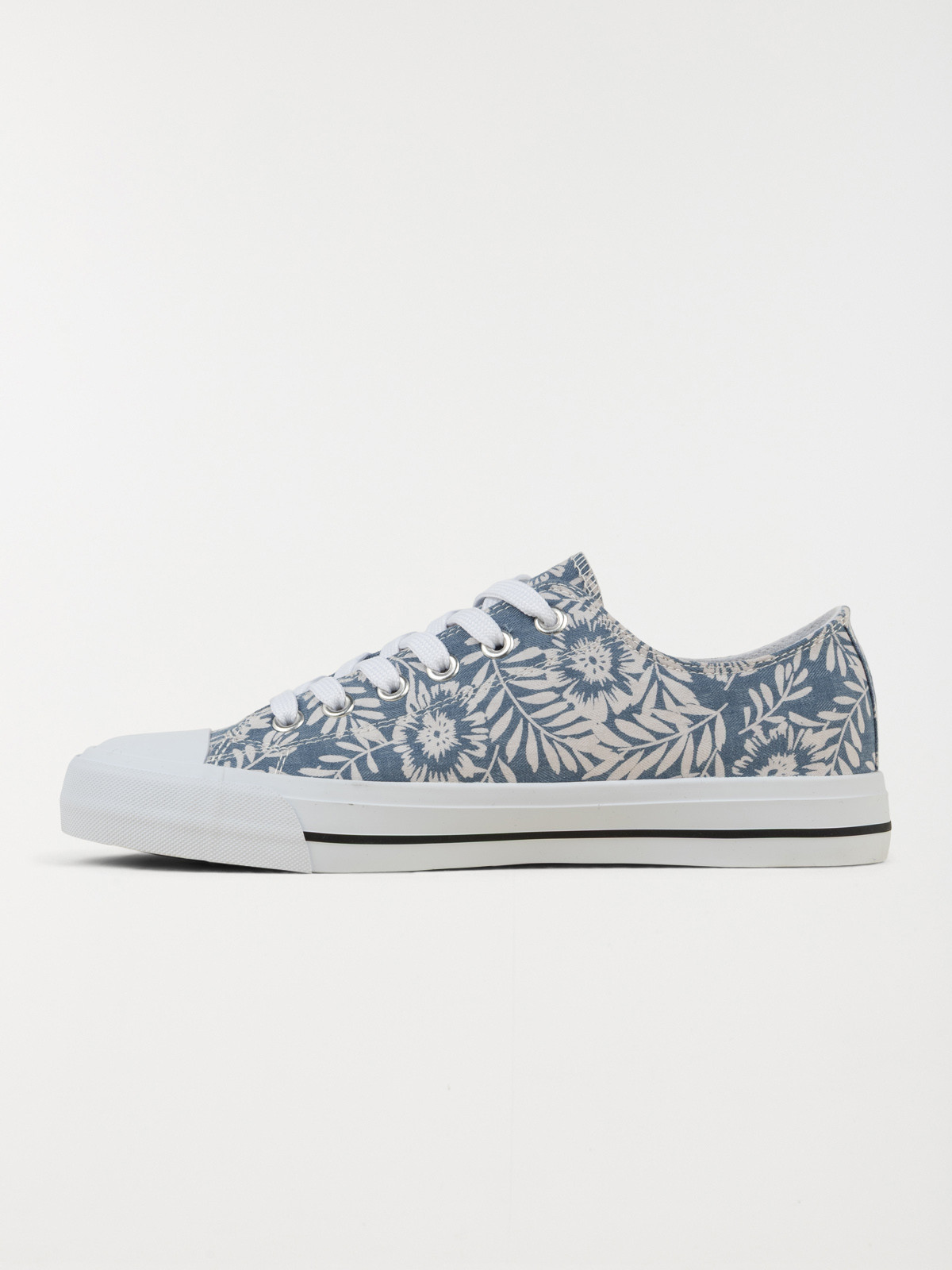 Tennis toile fleurie femme (36-41)