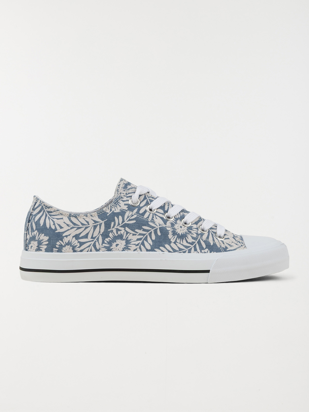 Tennis toile fleurie femme (36-41)